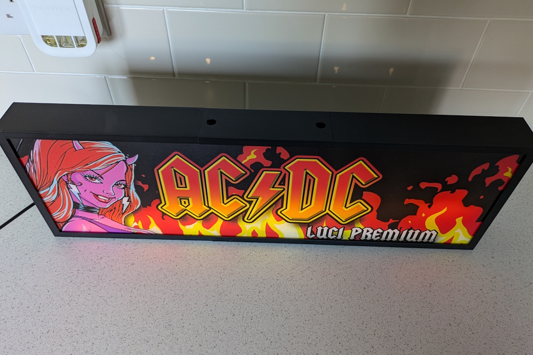 AC/DC Marquee Example